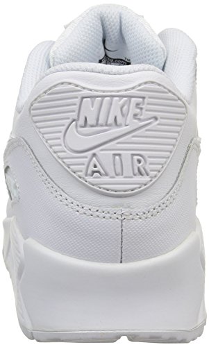 Nike Air MAX 90 LTR (GS), Calzado Deportivo Chico, White/White-Cool Grey, 38.5 EU
