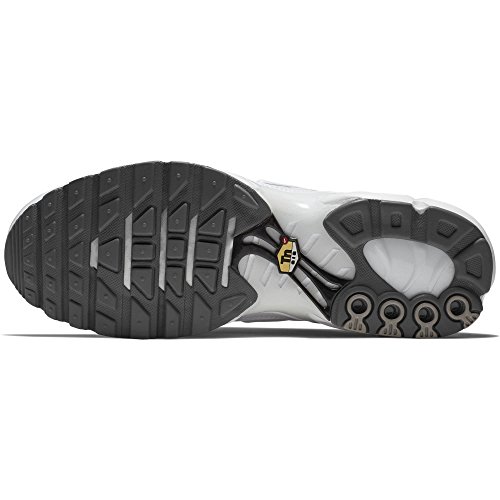 Nike Air MAX Plus, Zapatillas de Running para Hombre, Blanco (White/White-Black-Cool Grey), 44.5 EU