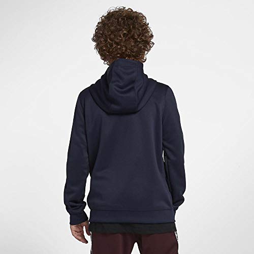 NIKE B NSW Repeat FZ Poly Hood Sudadera, Niños, Obsidian/White, M