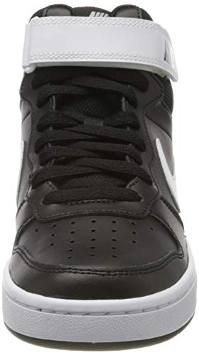 Nike Court Borough Mid 2 (GS), Zapatillas de Trail Running para Hombre, Multicolor Negro y Blanco 010, 38.5 EU
