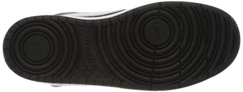 Nike Court Borough Mid 2 (GS), Zapatillas de Trail Running para Hombre, Multicolor Negro y Blanco 010, 38.5 EU