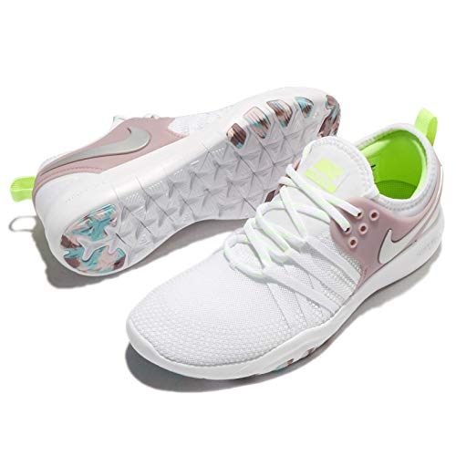 Nike Damen Trainingsschuh Free Trainer 7, Zapatillas de Deporte para Mujer, Blanco (White/Metallic Silve 102), 43 EU