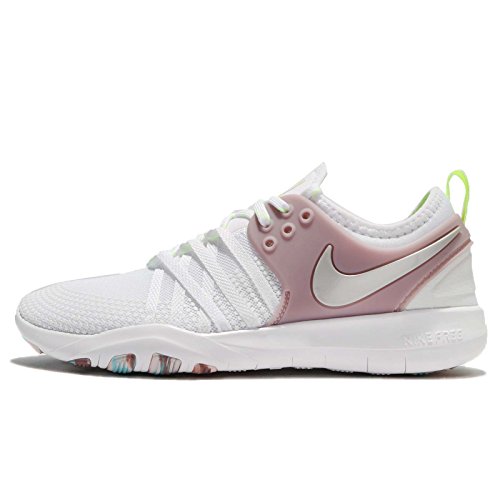 Nike Damen Trainingsschuh Free Trainer 7, Zapatillas de Deporte para Mujer, Blanco (White/Metallic Silve 102), 43 EU