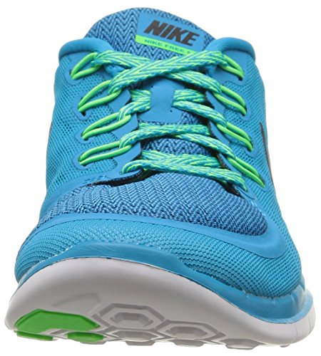 Nike Free 5.0, Zapatillas de Running para Mujer, Turquesa (Blue Lagoon/Black/Voltage Green/CP), 38 EU