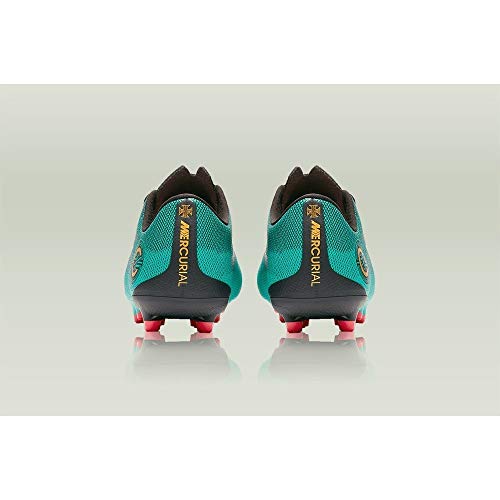 Nike Jr. Mercurial Vapor XII Academy Cr7 MG, Zapatillas de Fútbol Unisex Niños, Turquesa (Clear Jade/Mtlc VIVI 390), 35.5 EU
