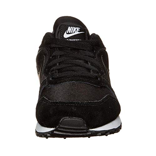 Nike MD Runner 2, Zapatillas de Running Mujer, Negro (Black / Black-White), 41