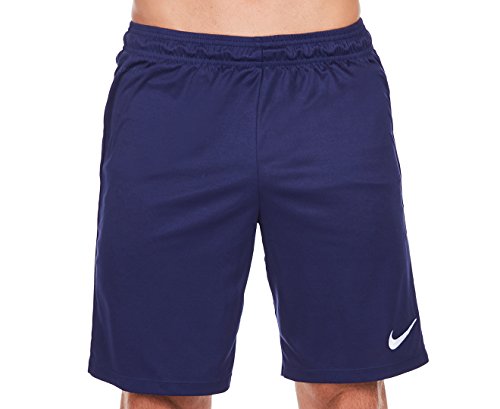 Nike Park II Knit Short NB Pantalón corto, Hombre, Azul Marino/Blanco (Midnight Navy/White), L