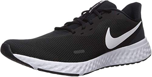 Nike Revolution 5, Zapatillas de Atletismo para Hombre, Multicolor (Black/White/Anthracite 002), 42 EU