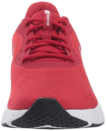 Nike Revolution 5, Zapatillas de Atletismo para Hombre, Rojo Blanco Gym Red White Black 600, 42 EU