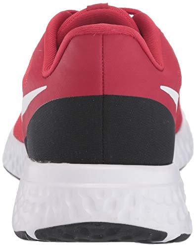 Nike Revolution 5, Zapatillas de Atletismo para Hombre, Rojo Blanco Gym Red White Black 600, 42 EU
