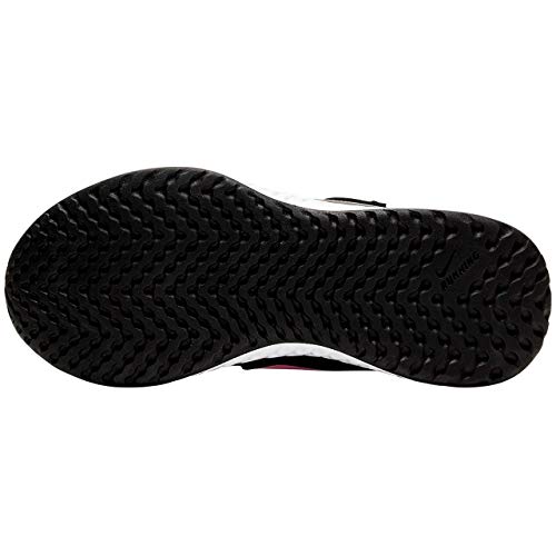 Nike Revolution 5, Zapatillas de Atletismo Unisex niño, Negro (Black/Sunset Pulse 002), 35.5 EU