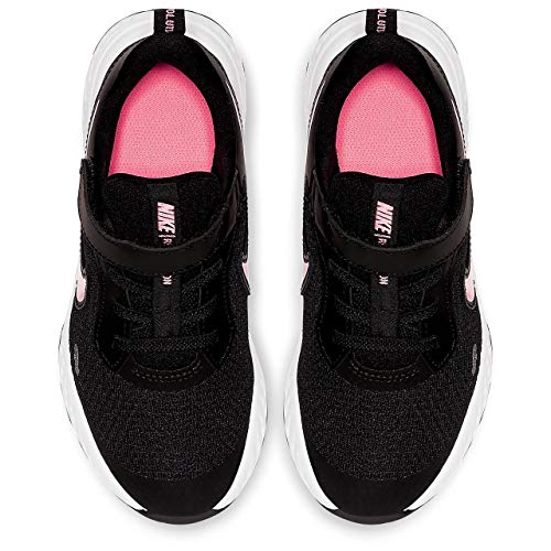 Nike Revolution 5, Zapatillas de Atletismo Unisex niño, Negro (Black/Sunset Pulse 002), 35.5 EU