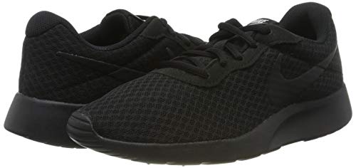 Nike Tanjun, Gymnastics Shoe Womens, Black/Black-White, 38 EU