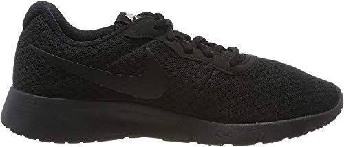 Nike Tanjun, Gymnastics Shoe Womens, Black/Black-White, 38 EU