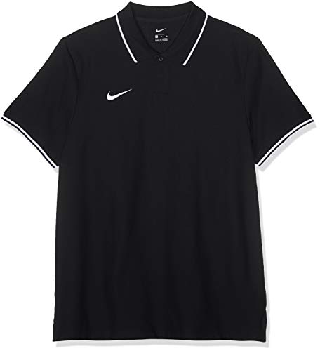 Nike TM Club19 SS -Polo, Hombre, Negro (Black/White), XXL