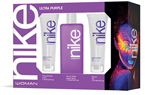 Nike Ultra Purple Woman EdT 100ml/ Gel Baño 75ml/ Body Lotion 75ml