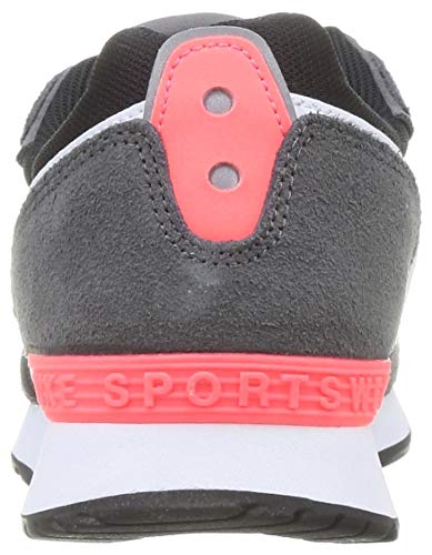 NIKE Venture Runner, Sneaker Mens, Black/Iron Grey-Flash Crimson, 42 EU