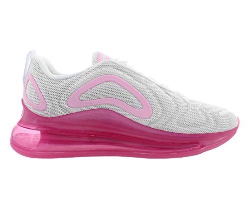 Nike W Air MAX 720, Zapatillas de Atletismo para Mujer, Multicolor (White/Pink Rise/Laser Fuchsia 000), 38 EU