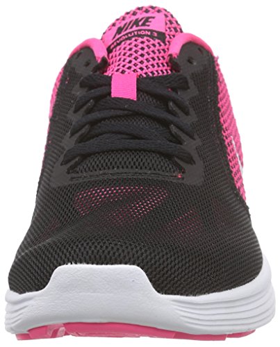 Nike Wmns Revolution 3, Zapatillas de Running para Mujer, Rosa (Hyper Pink/White-Black), 36 1/2 EU