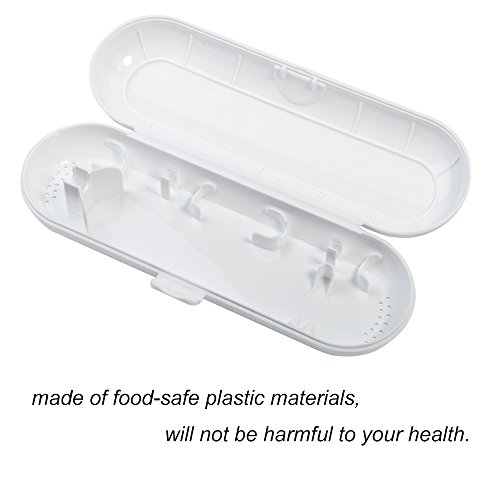 Nincha estuche de plástico portátil de viaje para cepillo de dientes eléctrico recambio para Oral-B Pro Serie