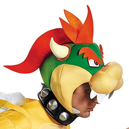Nintendo Super Mario Bros- Deluxe Bowser Disfraz, Color, Extra-Large (Disguise DIS85174D)