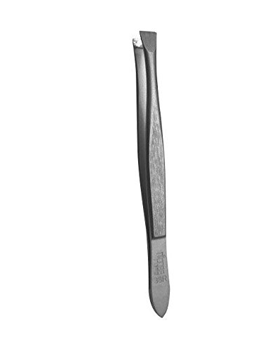 Nippes Solingen 38SR - Pinzas para eliminar el vello fino (acero inoxidable, 9 cm)