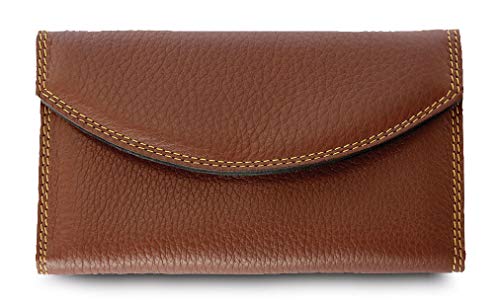 Nippes Solingen Classic - Set de manicura (7 piezas, acero inoxidable y sin níquel, estuche de piel de vaca con botón de presión, Nippes Premium Line), color marrón