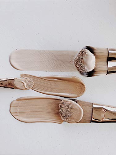 NIVEA PROFESSIONAL Brocha para corrector Classico para cubrir ojeras, arrugas y rojeces, brocha suave fabricada en Italia, brocha de maquillaje corrector con fibras sintéticas veganas DERMODURA