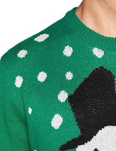 NIZZIN Unisexo Maples suéter, Verde (Green 18-5338), Medium