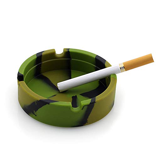 No se romperá-4 Piezas Cenicero Antiadherente de Caucho de Silicona Ceniceros Exterior contra Cenizas Volantes de diámetro Cenicero Parabrisas para Proteger contra Cenizas Volantes