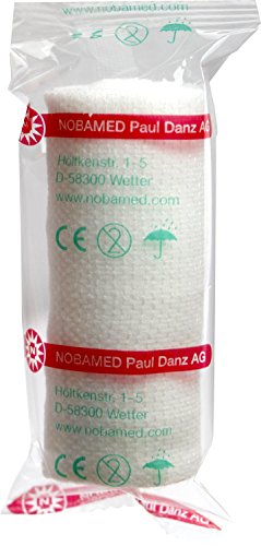 Nobafix Elastic Bandage 20 Individual Pieces in Film Available in Different Sizes, 8 cm x 4 m by Noba Verbandmittel