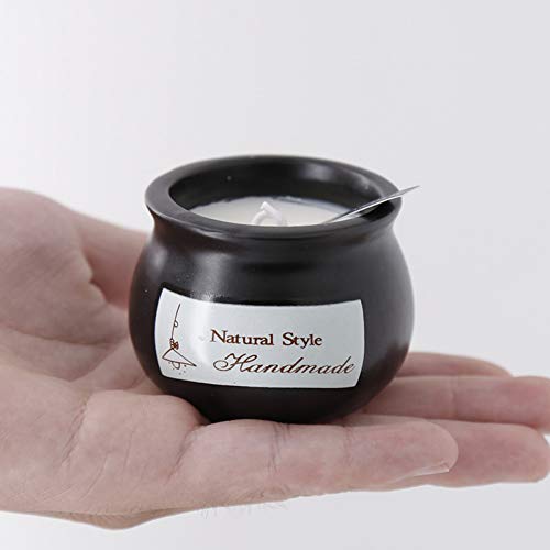 NOBRAND Estilo nórdico pequeña Vela perfumada de cerámica Negra explosión Creativa Venta al por Mayor Regalos Personalizados Vela perfumada de cerámica