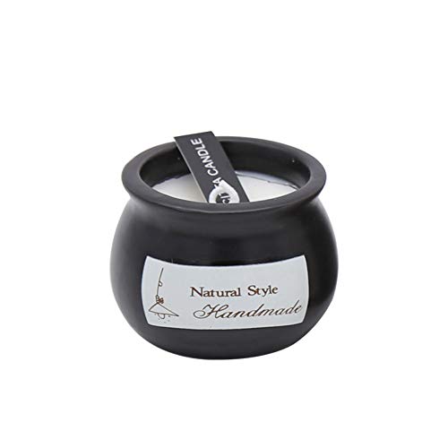 NOBRAND Estilo nórdico pequeña Vela perfumada de cerámica Negra explosión Creativa Venta al por Mayor Regalos Personalizados Vela perfumada de cerámica