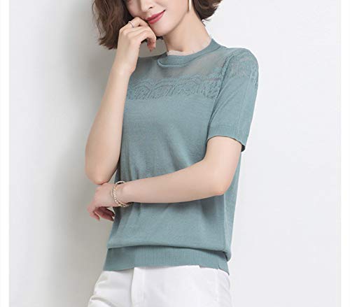 NOBRAND Nuevo suéter de mujer en primavera y verano Verde verde XXL