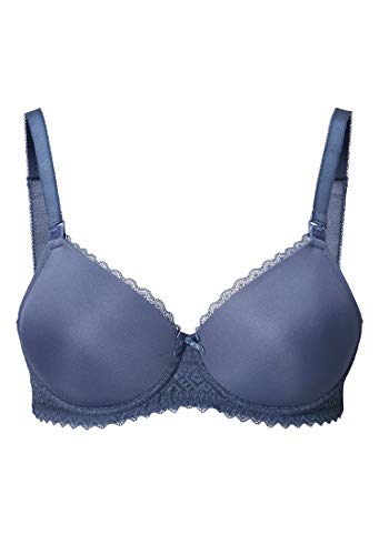 Noppies Deluxe Geo Lace Triangle Nursing Bra Sujetador premamá, Luz de Luna, 85D para Mujer
