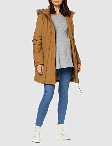 Noppies Jacket 2-Way Malin Chaqueta Premama, Marrón (Bone Brown P286), 46 (Talla del Fabricante: XX-Large) para Mujer