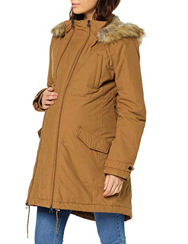 Noppies Jacket 2-Way Malin Chaqueta Premama, Marrón (Bone Brown P286), 46 (Talla del Fabricante: XX-Large) para Mujer