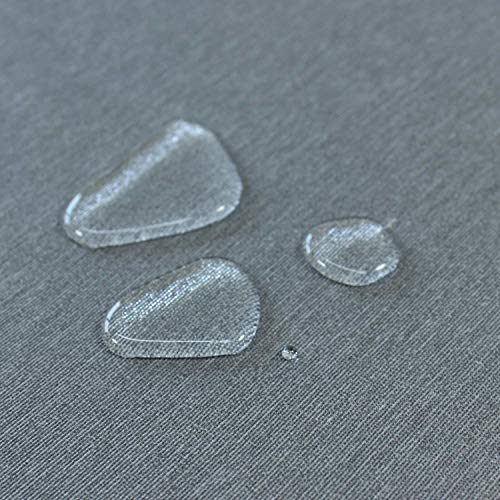 Nordje – Juego de Cojines para palets | Asiento de 120 x 80 cm y Respaldo | Apto para Exteriores, con Funda Repelente al Agua | Gris