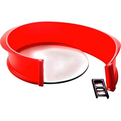 Norpro Silicone 9 Inch Diameter Springform Cheesecake Pan with Glass Base New