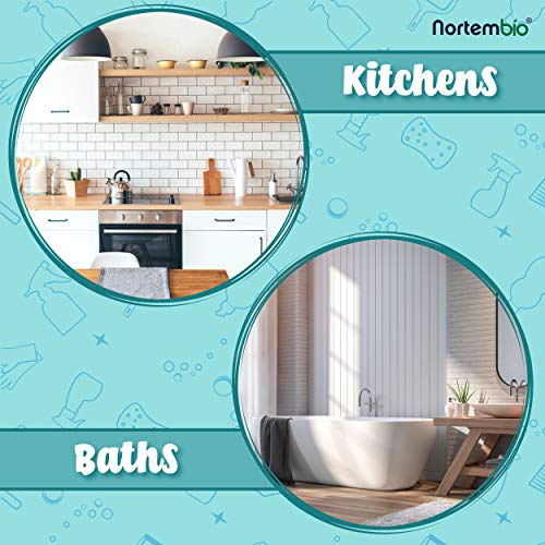 Nortembio Bicarbonato de Sodio 2x6kg, Insumo Ecológico de Origen Natural, Libre de Aluminio, EBook Incluido.