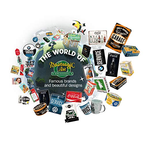 Nostalgic-Art Vespa - Llavero con cuentakilómetros (redondo, 4 cm), multicolor