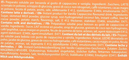 Note D'Espresso - Cápsulas de capuchino de vainilla instantáneo, 6,5 g (caja de 40 unidades) Exclusivamente Compatible con cafeteras Nespresso*