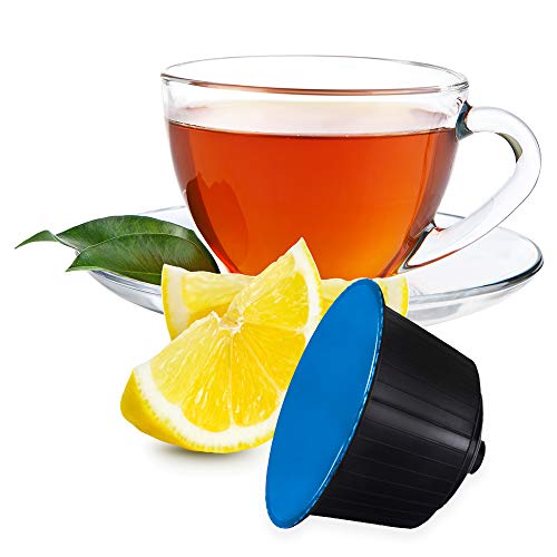 Note D'Espresso - Cápsulas de té negro al limón Exclusivamente Compatibles con cafeteras de cápsulas Nescafé* y Dolce Gusto* 2,5 g (caja de 48 unidades)