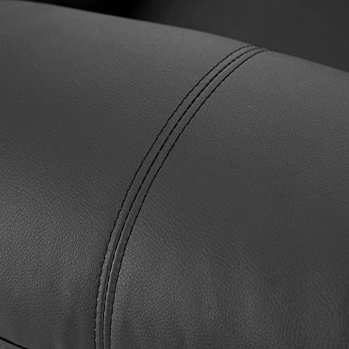 Novohogar Sillón de Masaje Coliseum Sistema de Calor Lumbar y 10 Motores Que Cubren Las 4 Zonas Corporales (Negro)