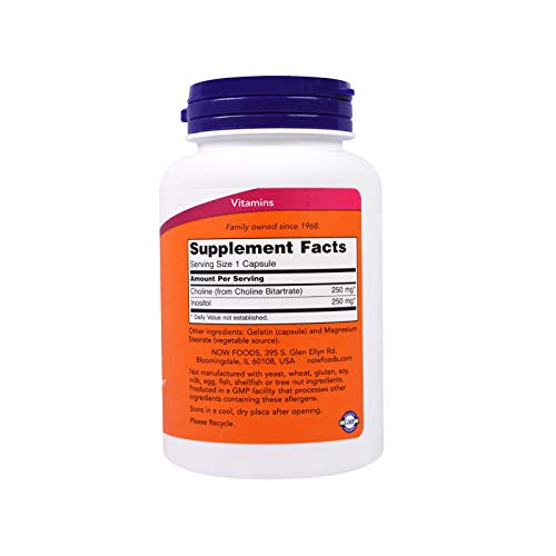 Now Foods Inositol 500 mg 100 Unidades 110 g