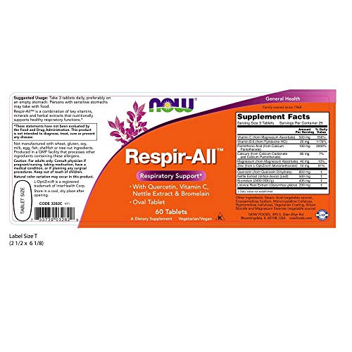 Now Foods Respir-All Alergicos - 60 Unidades
