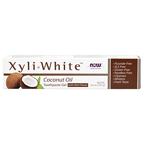 Now Foods XyliWhite aceite de coco Gel dentífrico - 181g 200 g