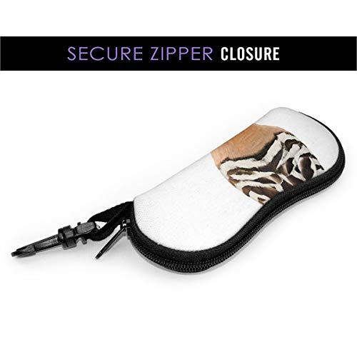 N/P Hoopoe - Estuche portable, diseño de pájaro, con cerradura de llave