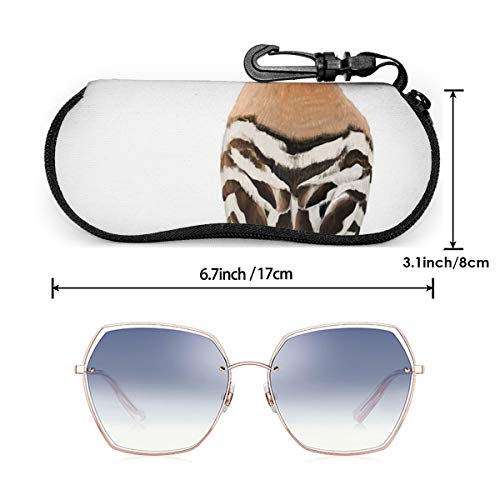 N/P Hoopoe - Estuche portable, diseño de pájaro, con cerradura de llave