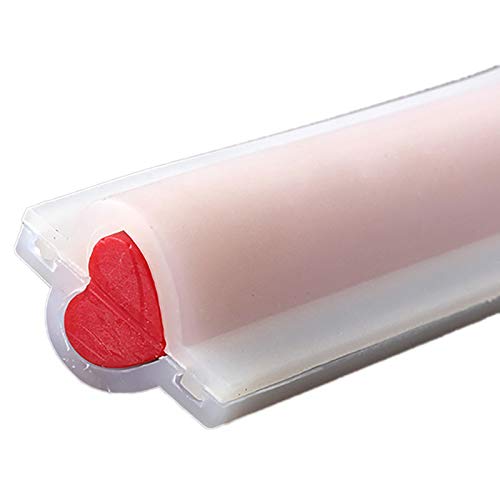 Nrpfell Herramienta de DecoracióN Hecha una Mano de Molde de Silicona de JabóN Decoraciones Artesanales de Cocina de Molde de Tubo CorazóN